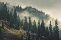 Forest Landscape Background Wallpaper Product Image 1