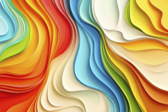 Colorful Waves Background Wallpaper Product Image 1