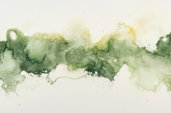 Light Green with Abstract Watercolor Background Wallpaper Product Image 1