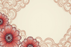 Floral Border Background Product Image 1