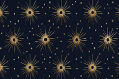 Golden Fireworks Pattern Background Product Image 1