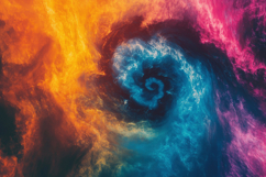 Abstract Swirl of Colors Background Wallpaper Product Image 1