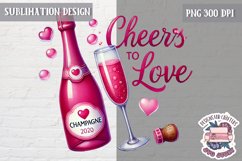 Valentine Quote Symbol Love Sublimation Design PNG Heart Product Image 1