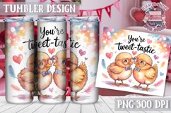Sublimation Tumbler WRAP Love Design Quote Watercolor Animal Product Image 1