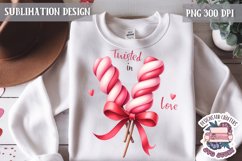 Valentine Love Quote Cute Heart Sublimation Design PNG Sweet Product Image 1