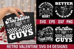 Retro Valentine's Day Design - Fries Before Guys Product Image 1