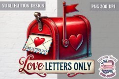 Valentine Quote Symbol Love Sublimation Design PNG Heart Product Image 1