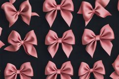 Pink Bow Tie Pattern Background Wallpaper Product Image 1