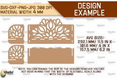 Decorative Flower Wall Shelfs Laser Cut Bundle Product Image 2