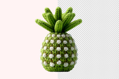 Crochet Pineapple Transparent PNG Product Image 1
