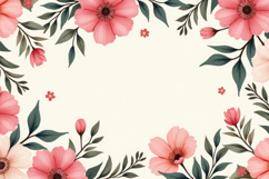 Floral Border Background Product Image 1