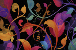 Colorful Flowers Background Product Image 1