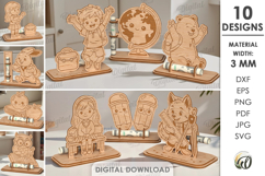 End Of School Year Money Holders Stands Bundle Laser Cut Product Image 1