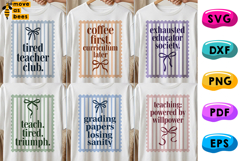 Teacher Bundle SVG, PNG, Teacher Quotes,Back To School Gift Product Image 1