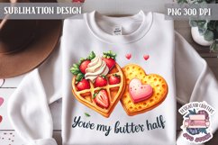 Valentine Love Quote Cute Heart Sublimation Design PNG Sweet Product Image 1