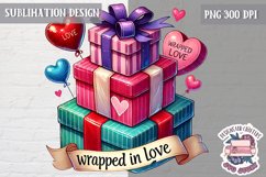Valentine Quote Symbol Love Sublimation Design PNG Heart Product Image 1