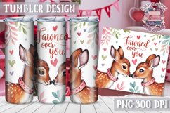 Sublimation Tumbler WRAP Love Design Quote Watercolor Animal Product Image 1
