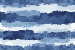 Watercolor Blue and White Stripes Background Wallpaper Product Image 1