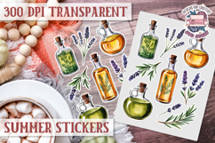 Summer sticker sheet Beach Scrapbook PNG Flowers Vibe Product Image 1