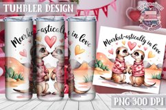 Sublimation Tumbler WRAP Love Design Quote Watercolor Animal Product Image 1