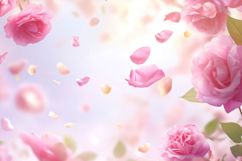 Pink Rose Background Product Image 1