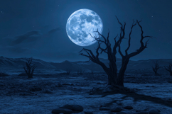 Full Moon Background Wallpaper Product Image 1
