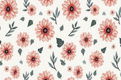 Cute Flower Pattern background Product Image 1