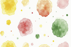 Colorful Watercolor Spots on a White Background Wallpaper Product Image 1