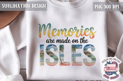 Summer Beach Sea Quote Watercolor Sublimation PNG Product Image 1