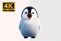 Cute Baby Penguin Transparent PNG Product Image 1