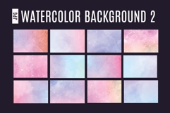 Soft Pastel Watercolor Texture Set 02 Product Image 1
