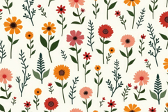 Colorful Floral Background Product Image 1