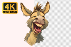 Donkey Laughing Transparent PNG Product Image 1