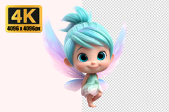 Cute Baby Fairy Transparent PNG Product Image 1