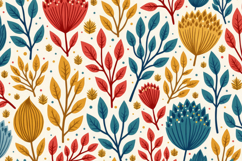 Flower Pattern Background Product Image 1