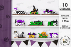 Halloween Characters Shelf Sitters Bundle Laser Cut Product Image 1