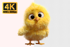 Fluffy Baby Chick Transparent PNG Product Image 1