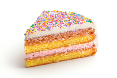 Cake Slice with White Background Wallpaper Product Image 1