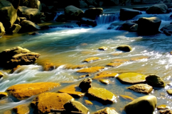 Rock With Water Flowing Background Product Image 1