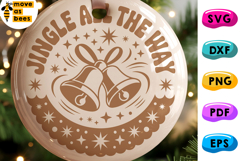 Jingle All The Way Svg, Png, Christmas Shirt, Ornament Product Image 1
