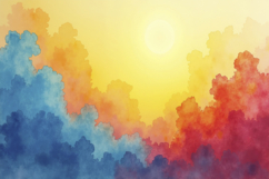 Colorful Watercolor Background Product Image 1