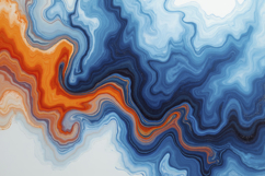Blue Orange Marble Texture Background Product Image 1