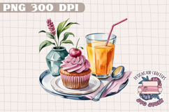 Retro Kichen Sublimation Design PNG Clipart Scrapbook Product Image 1