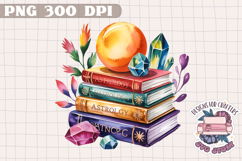 Celestial Magic Sublimation Design PNG Clipart Scrapbook Product Image 1