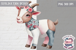 Cute Patchwork Animal Sublimation Design PNG kids t-shirt Product Image 1