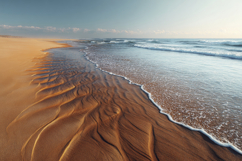 Beach Waves With Sand Background Product Image 1