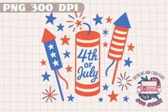 4th of July PNG Sublimation - Independence Day Stripe Stars Product Image 1