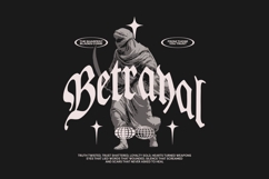 Betrayal Urban Streetwear T-shirt Design Product Image 1