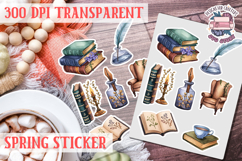 Spring sticker Cute vintage flowers Love PNG Funny Product Image 1