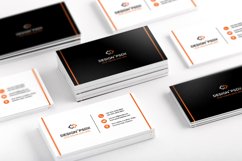Modern Black &amp; White Business Card Template Product Image 6